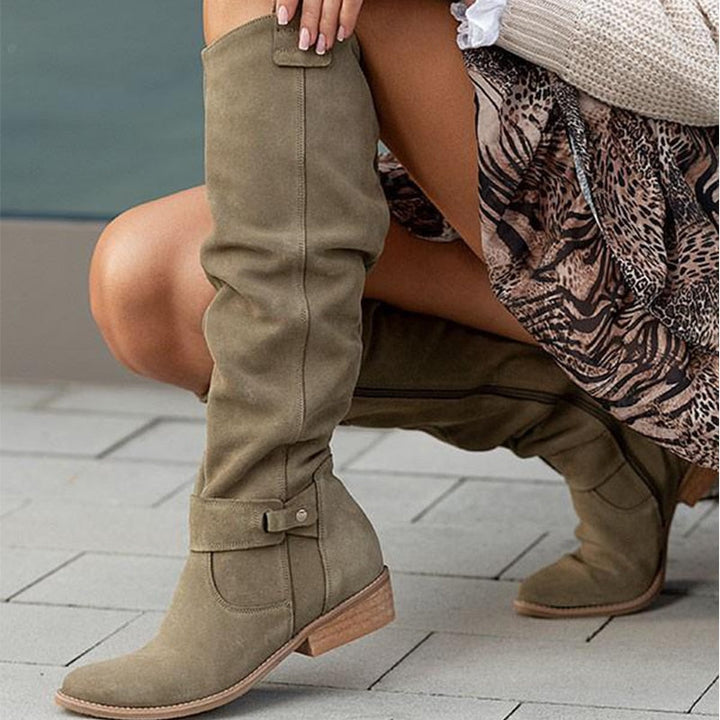 Niki | Warm Suede Boots - Cozy Winter Shoes