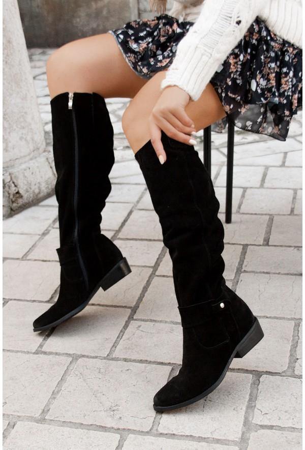 Niki | Warm Suede Boots - Cozy Winter Shoes