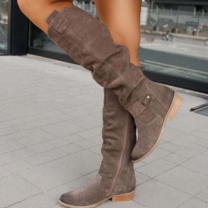 Niki | Warm Suede Boots - Cozy Winter Shoes