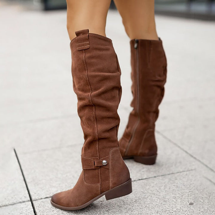 Niki | Warm Suede Boots - Cozy Winter Shoes