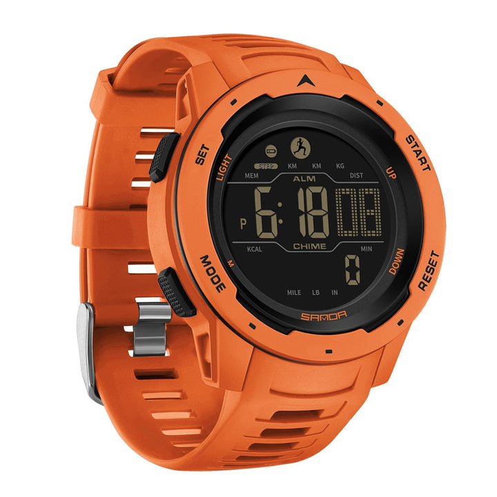 Niki | Waterproof Military Pedometer Digital Watch