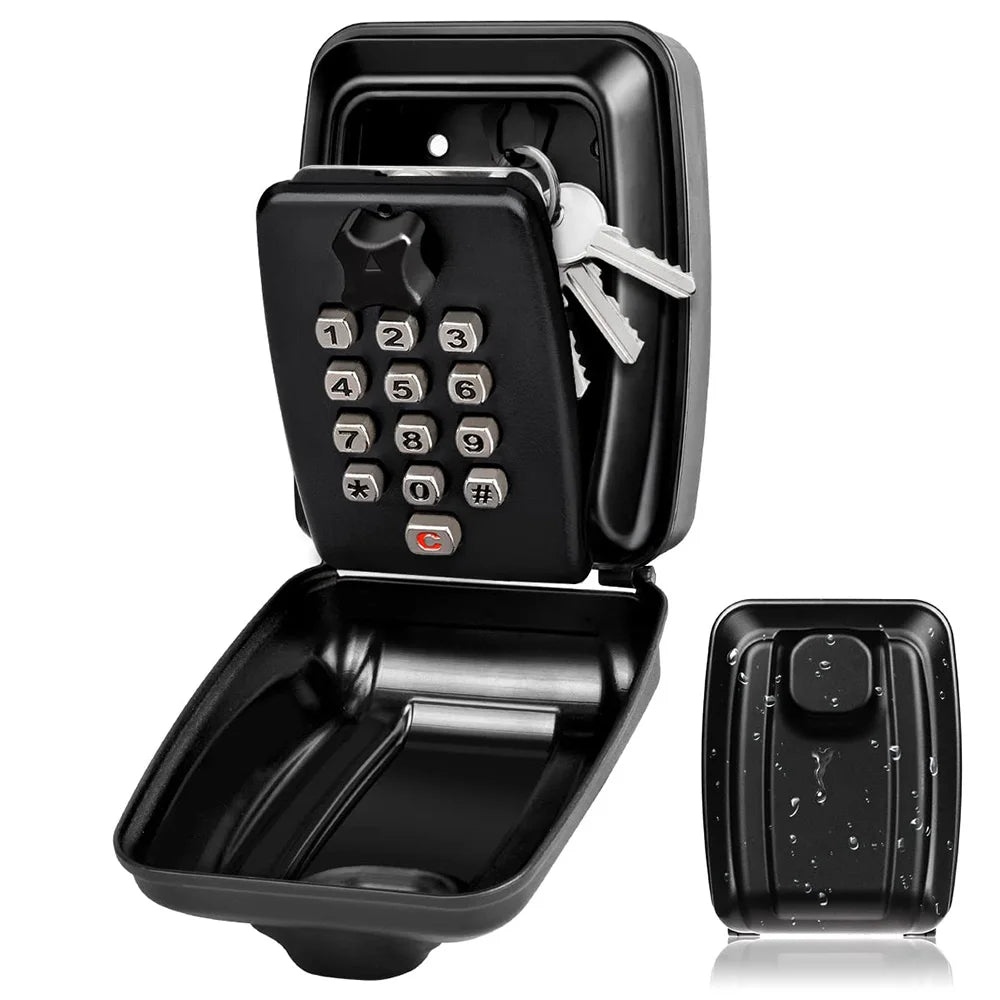Niki | Waterproof Wall-Mounted Key Box – Outdoor Lockable Key Storage with Combination Code