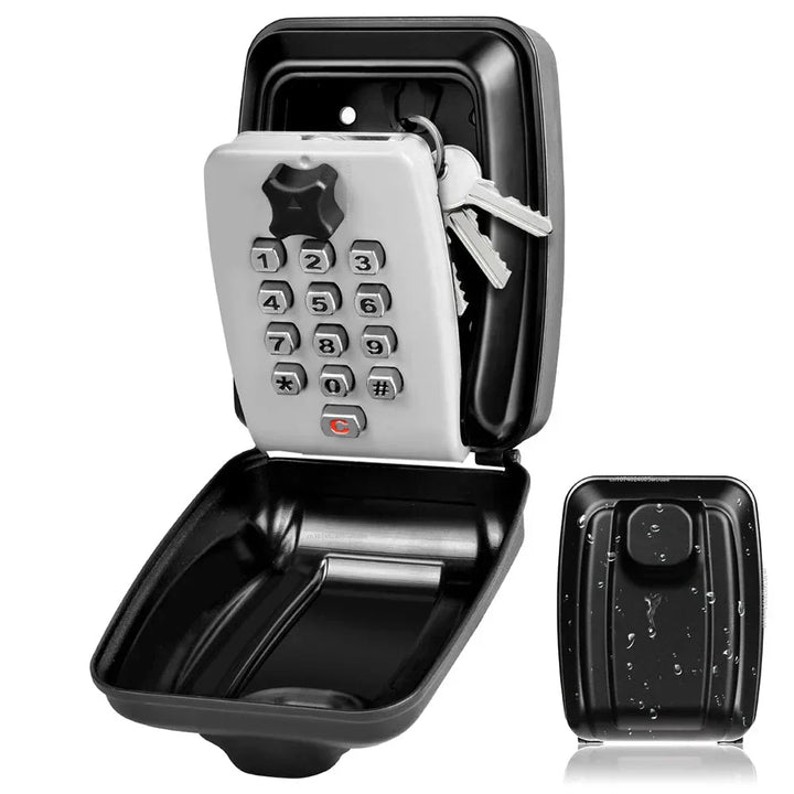 Niki | Waterproof Wall-Mounted Key Box – Outdoor Lockable Key Storage with Combination Code