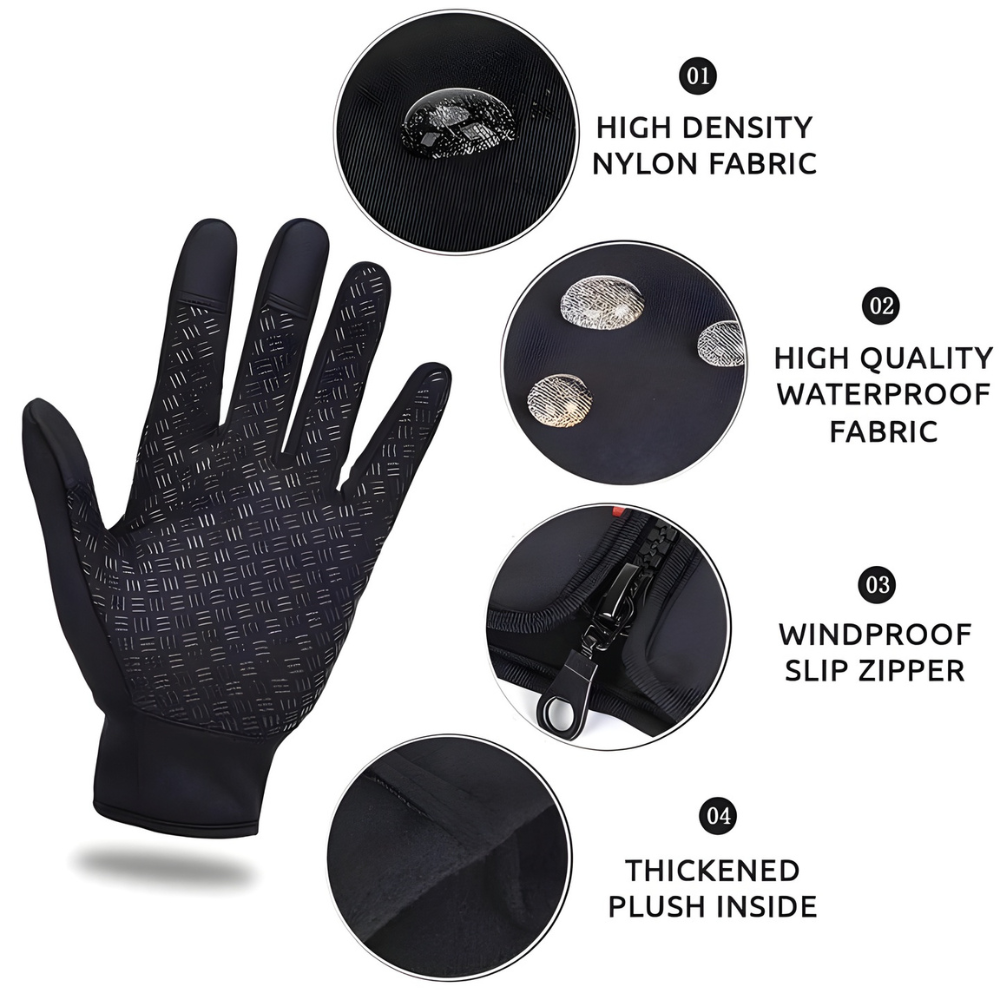 Niki | Waterproof Winter Thermal Gloves Windproof