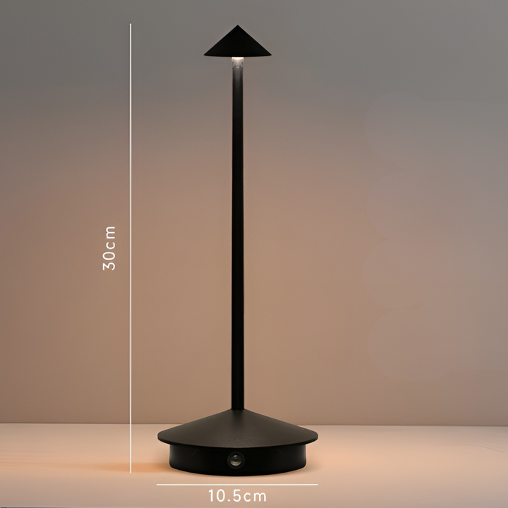 Niki | Wireless LED Table Lamp with Cone-Shaped Base