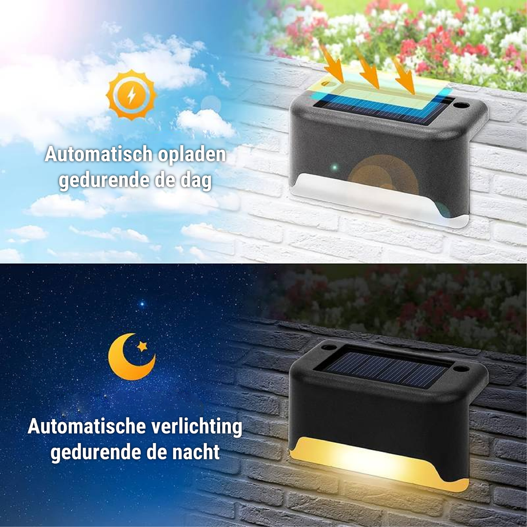 Niki Wireless Solar Energy LED Wall Lamps | Weather Resistant | Energy Efficient Garden Lighting