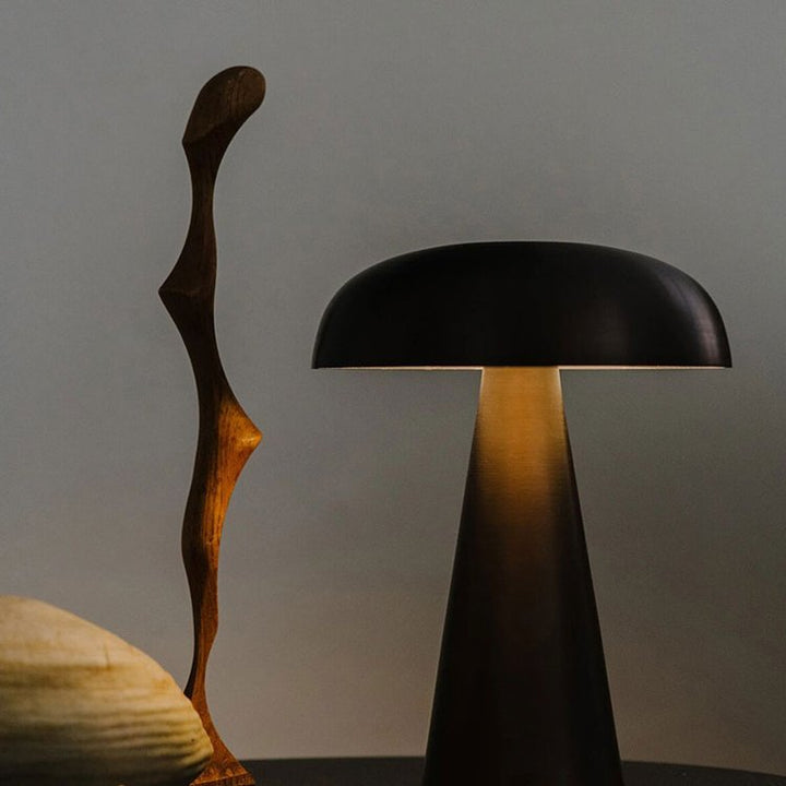 Niki | Wireless Table Lamp | Rechargeable Mushroom Design
