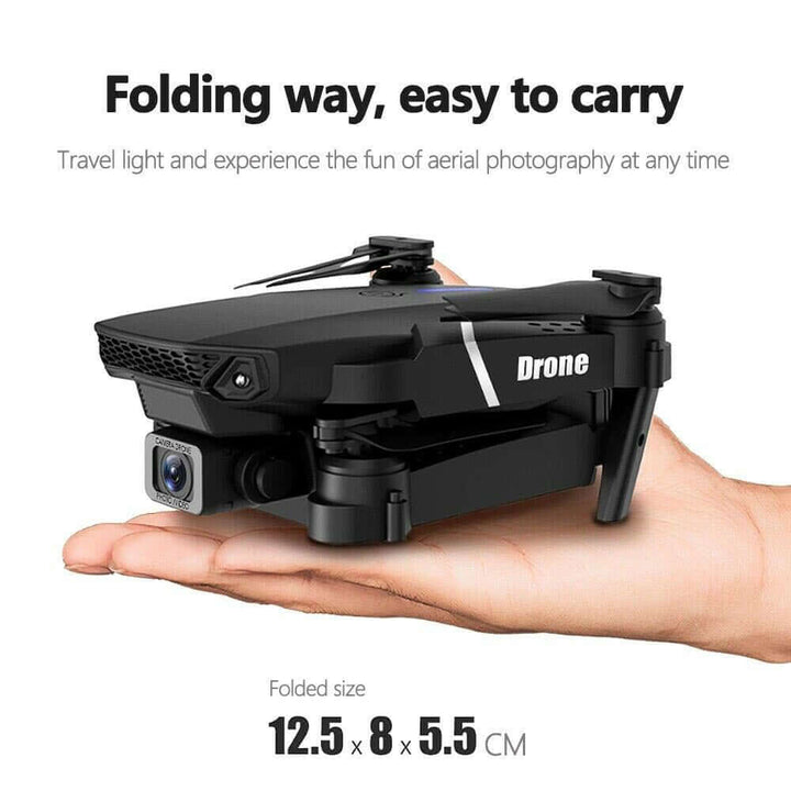 Niki | with Camera Black 4K Professional HD Camera WIFI FPV RC Quadcopter Foldable Helicopter