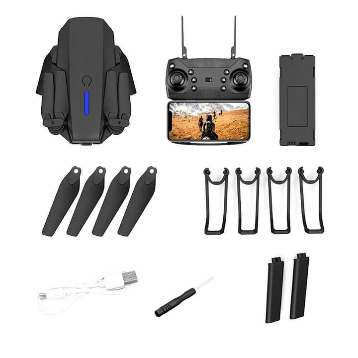 Niki | with Camera Black 4K Professional HD Camera WIFI FPV RC Quadcopter Foldable Helicopter