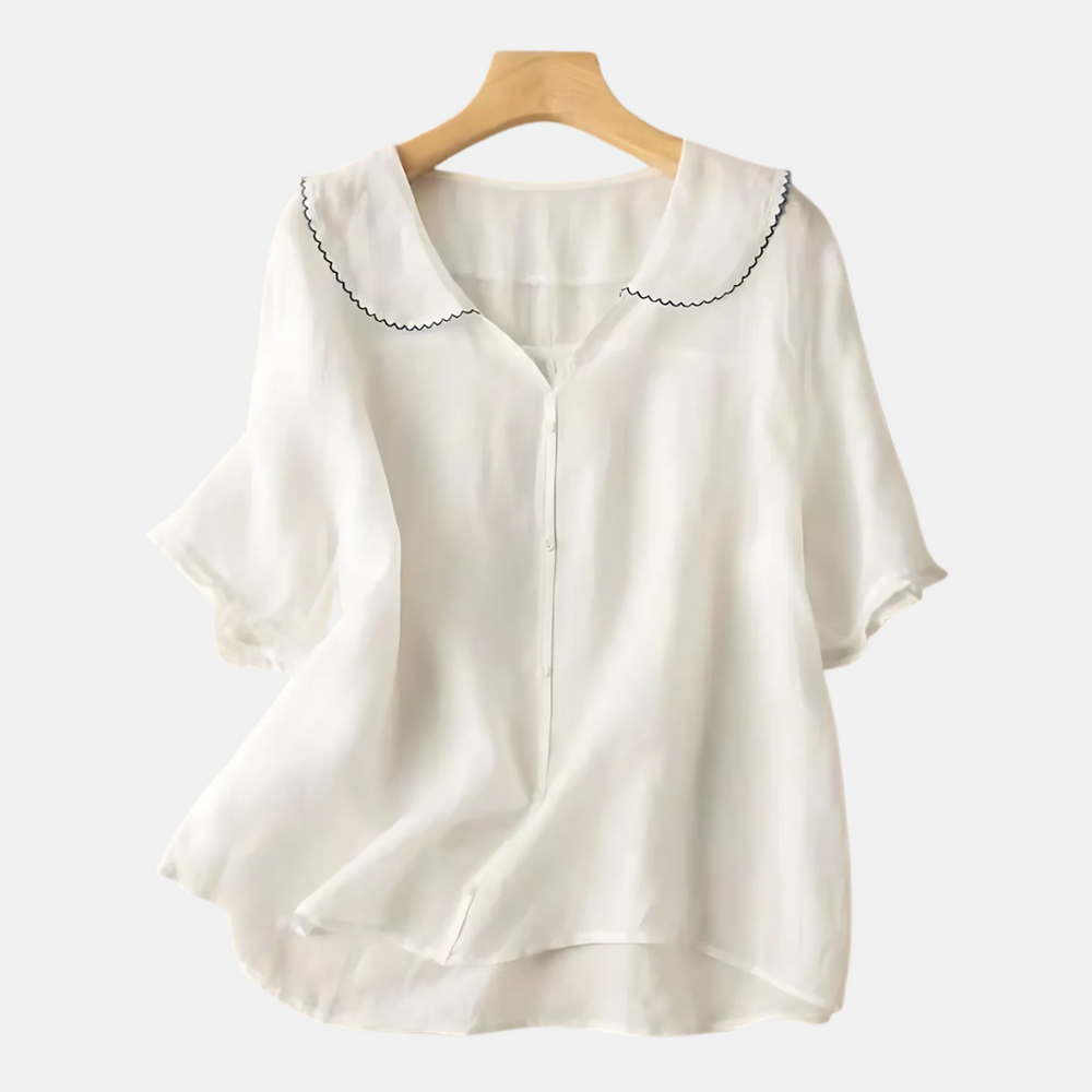 Niki | Women's Button-Up Doll Collar Shirt