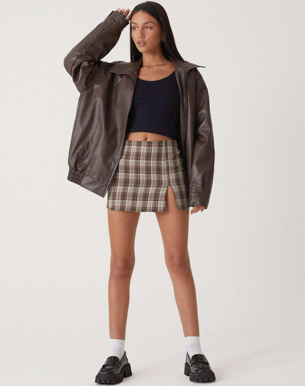 Niki | Women's Oversized Leather Jacket