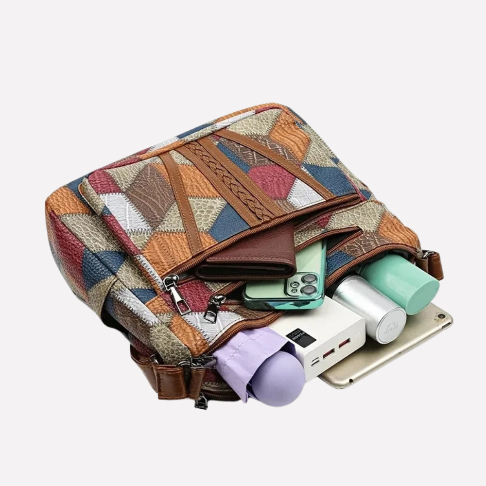 Niki | Women's Patchwork Style Shoulder Bag