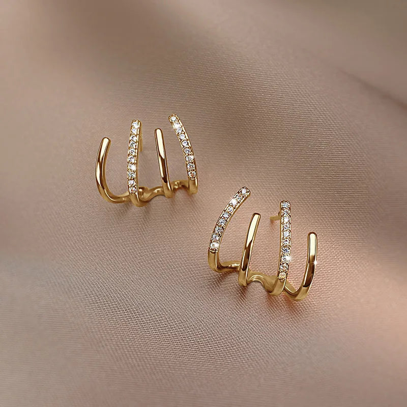 Niki | Women’s Twist Earrings | Lightweight Statement Jewelry | Hypoallergenic Finish