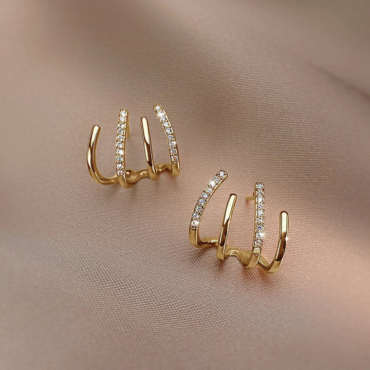Niki | Women’s Twist Earrings | Lightweight Statement Jewelry | Hypoallergenic Finish