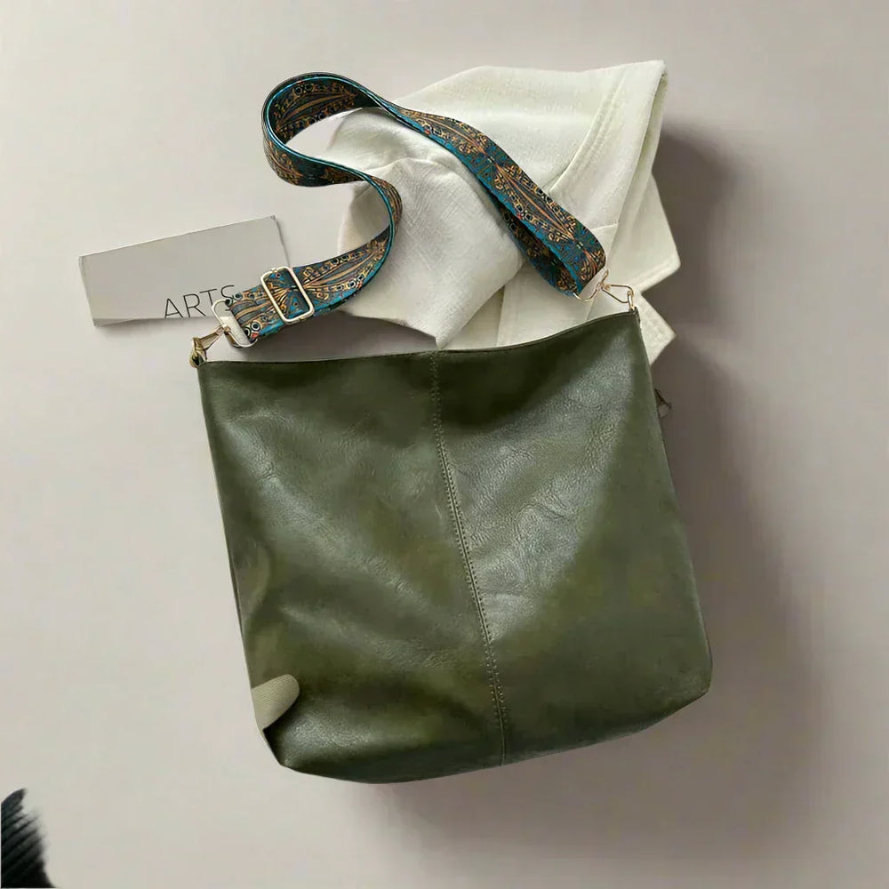 Niki | Women's Vintage Shoulder Bag with Decorative Strap
