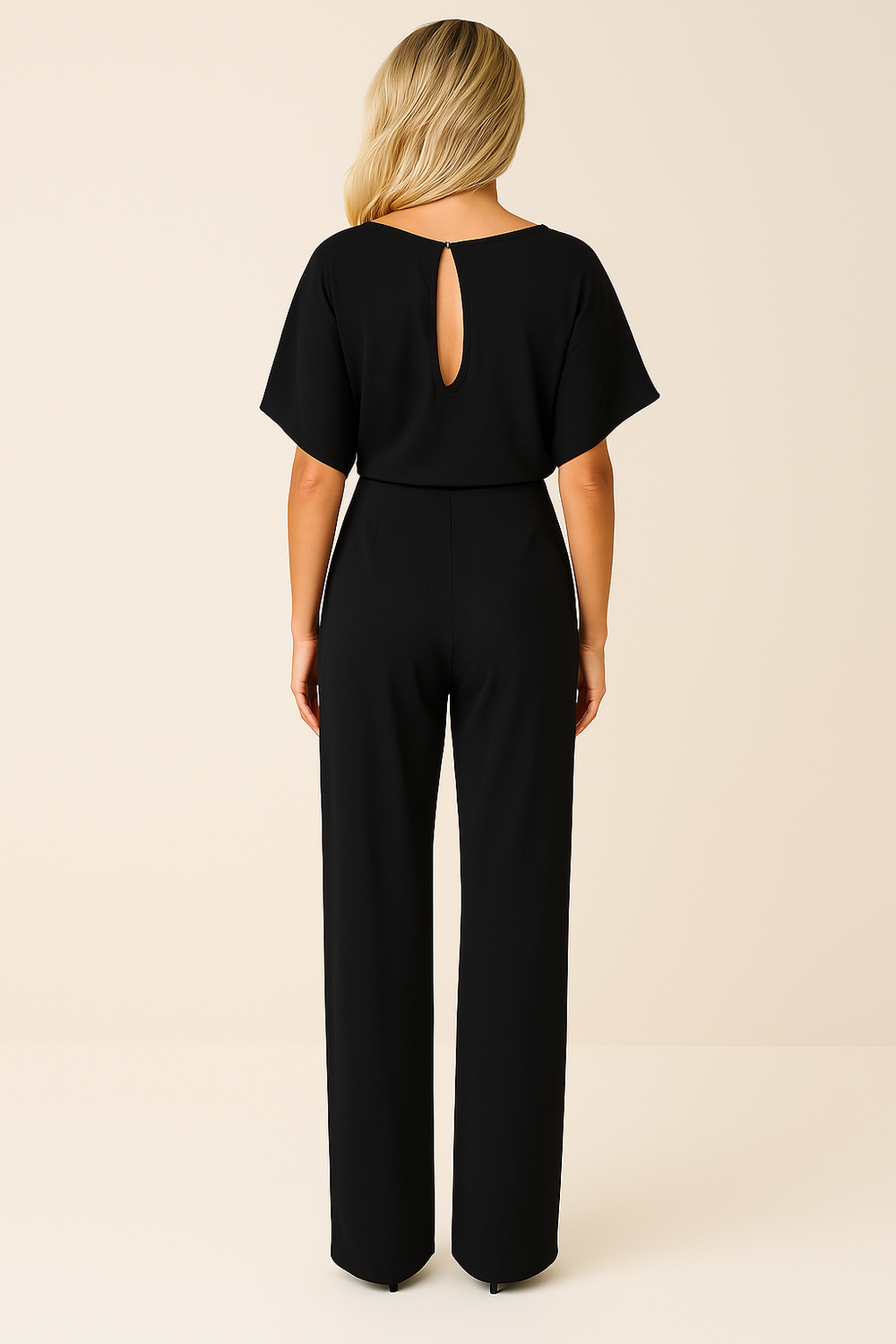 Niki | Women's Wide Leg Belted Jumpsuit