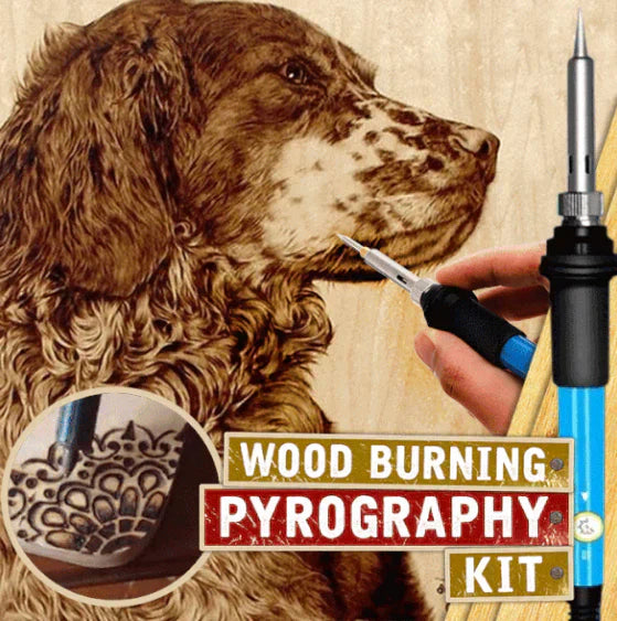 Niki | Wood Burning Set | Adjustable Temperature &amp; 28 Tips | Creative Hobby