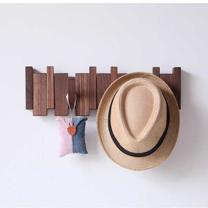 Niki | Wooden Coat Rack with Piano Design