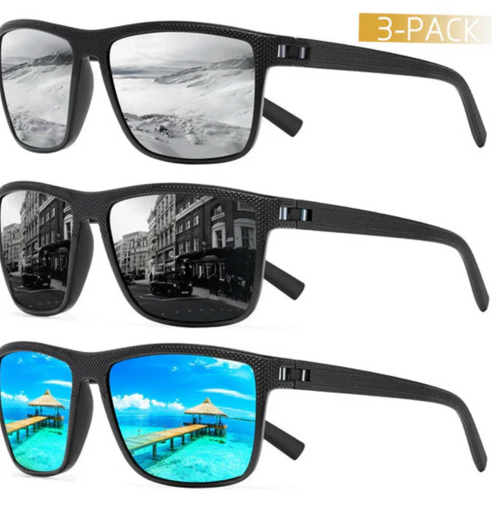 Niki | ZichtZeker 3-piece set polarized sunglasses – UV400 protection &amp; comfort