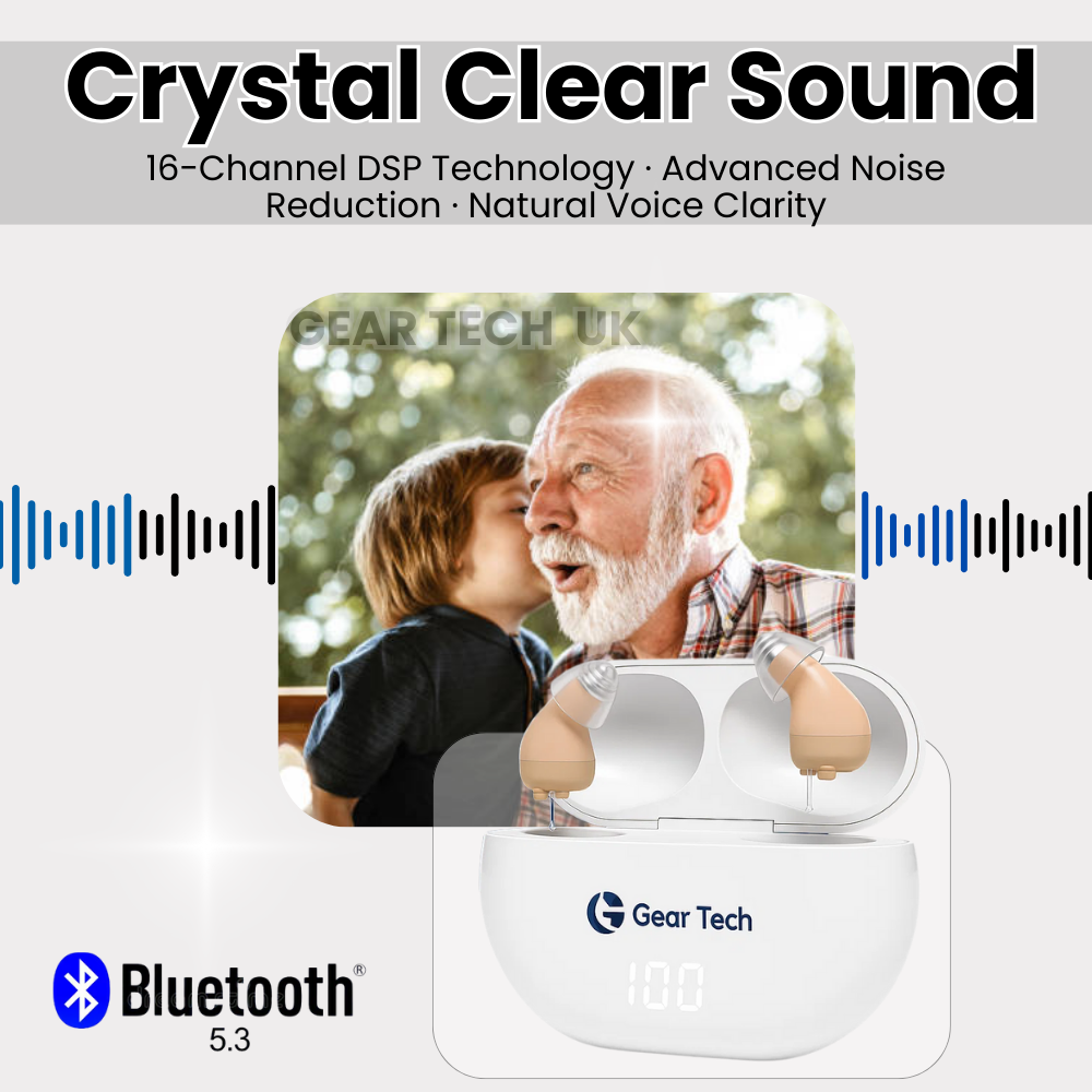 No Prescription Bluetooth App Control Hearing Aids UK