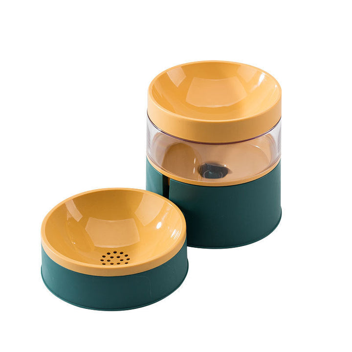 Non-Slip Double Cat Bowl for Food and Water