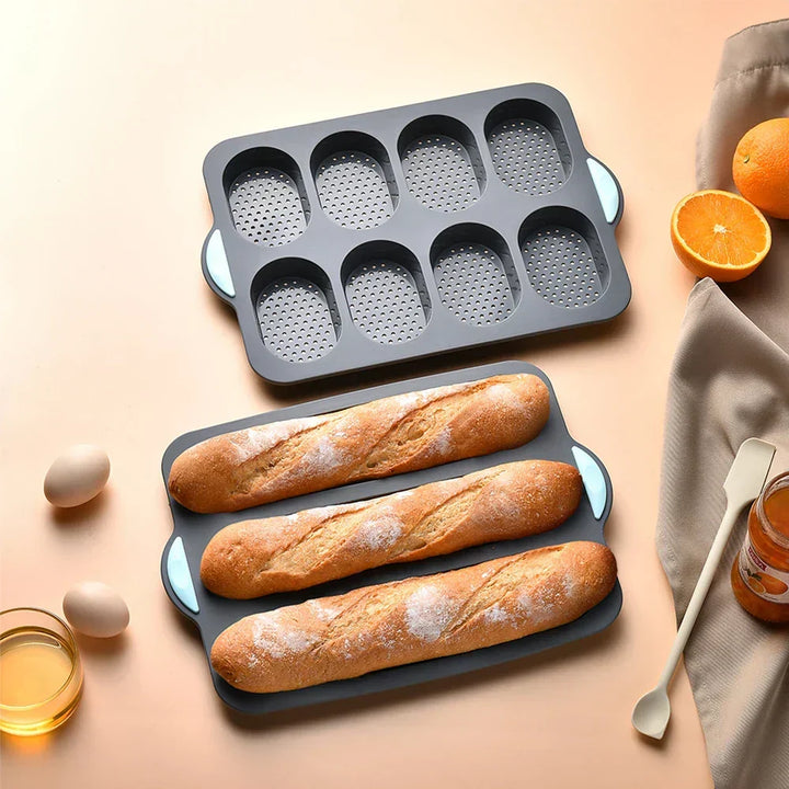 Non-Stick Silicone Baguette Baking Pan