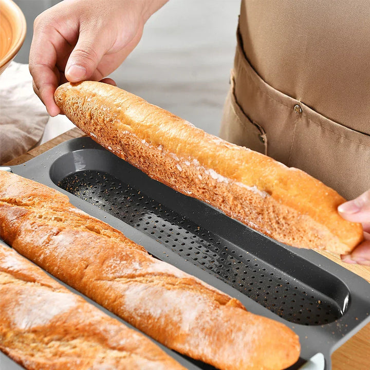Non-Stick Silicone Baguette Baking Pan
