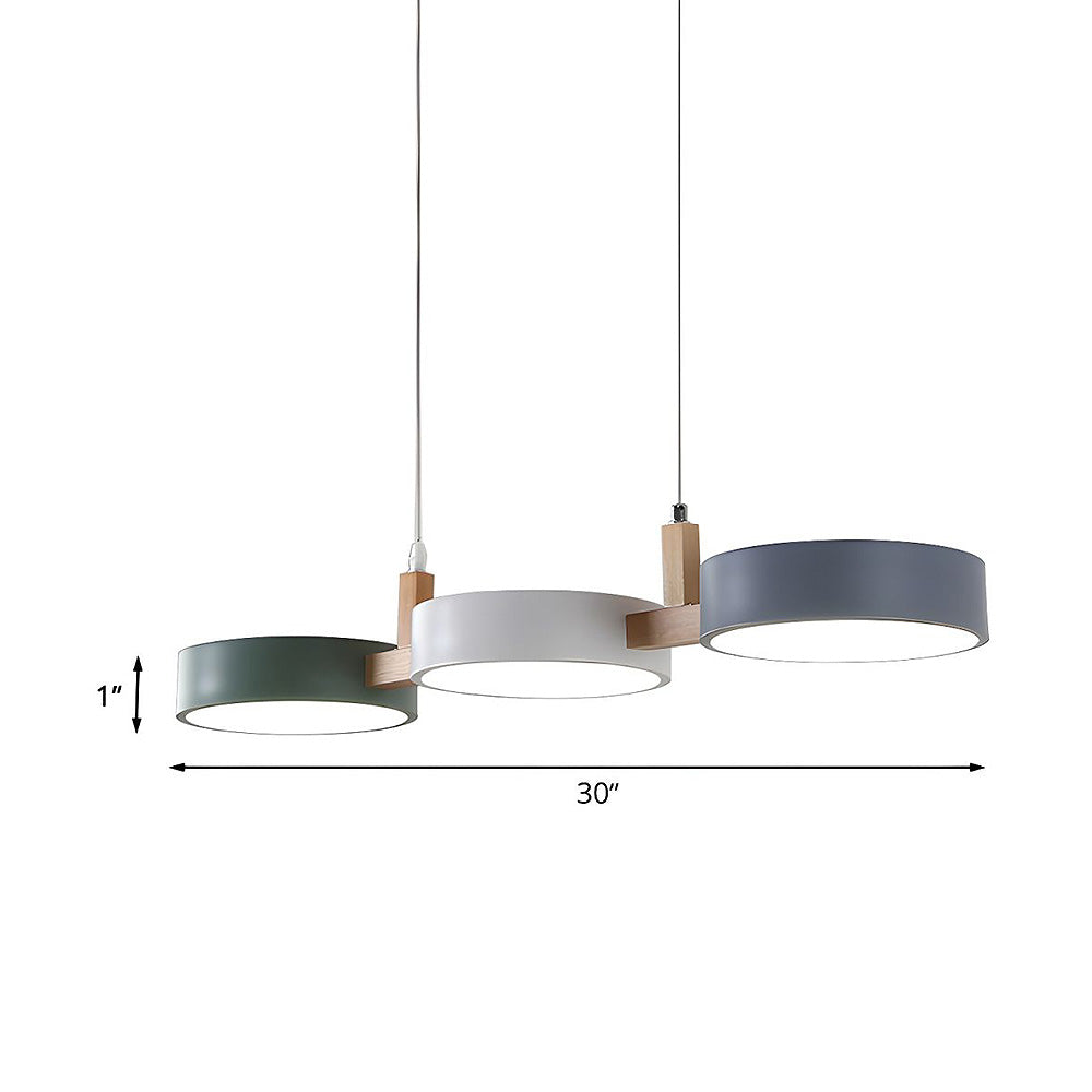 Nordic Multi-Light Flush Ceiling Light For Kitchen &amp; Dining