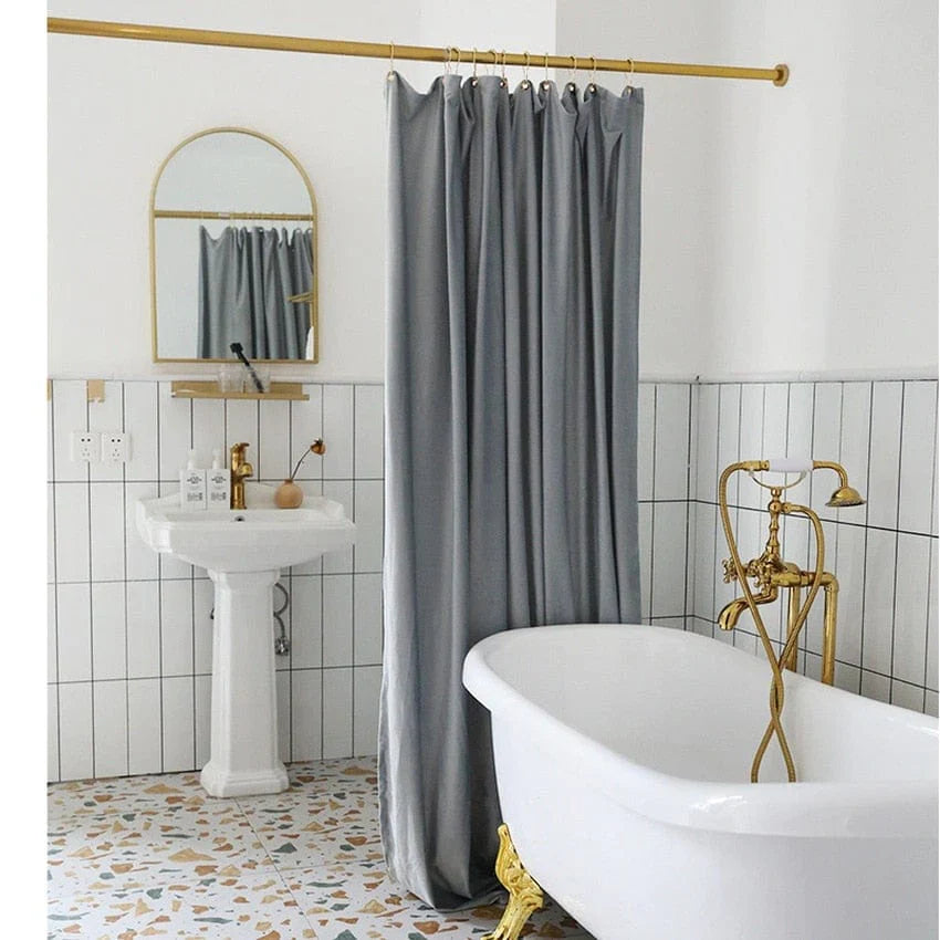 Nordic Style Luxury Design Shower Curtain