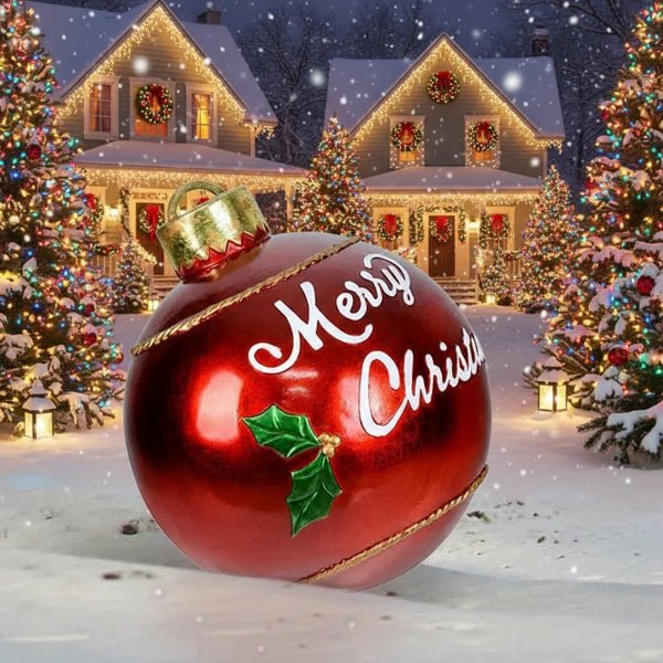 NORTHORB – Large, Weatherproof Christmas Baubles for Indoor &amp; Outdoor Use