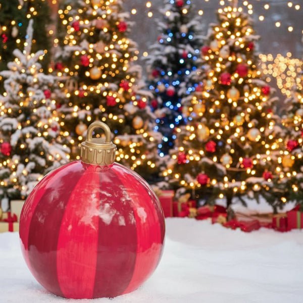 NORTHORB – Large, Weatherproof Christmas Baubles for Indoor &amp; Outdoor Use