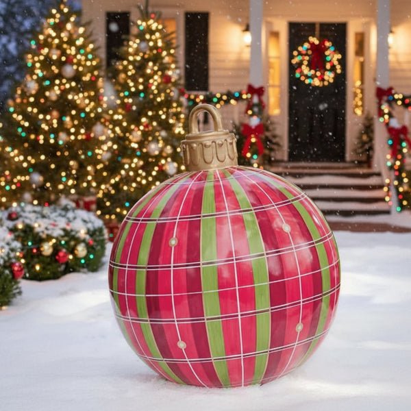 NORTHORB – Large, Weatherproof Christmas Baubles for Indoor &amp; Outdoor Use