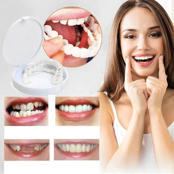 NovaBright Snap On Veneers For Upper And Lower Teeth Instant Natural Smile