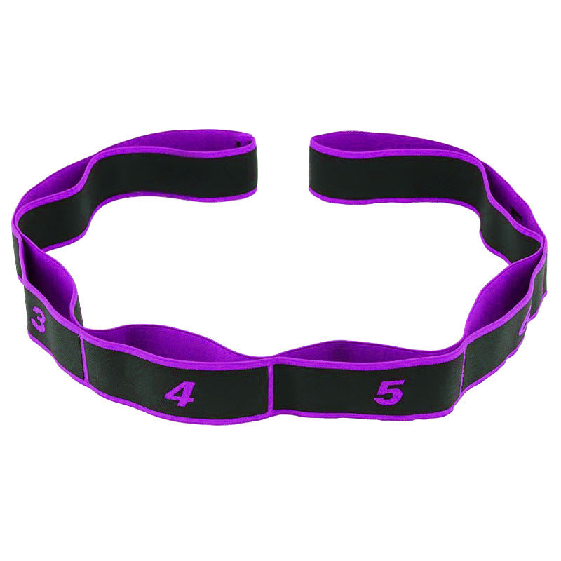 Numbered Multi-Loop Hip and Glute Resistance Training Band