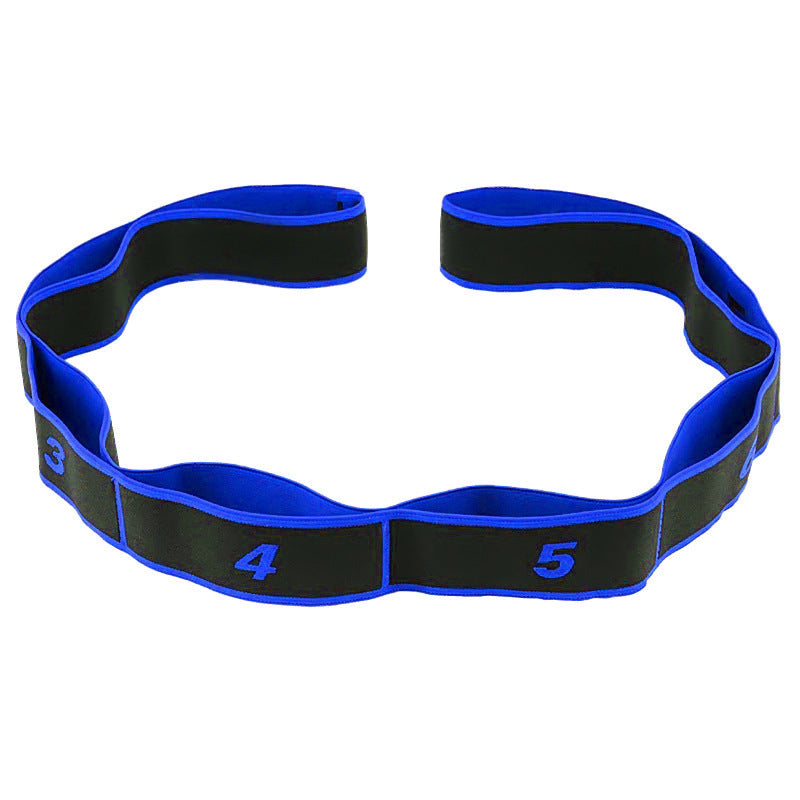 Numbered Multi-Loop Hip and Glute Resistance Training Band