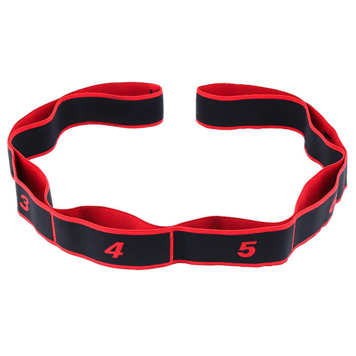 Numbered Multi-Loop Hip and Glute Resistance Training Band