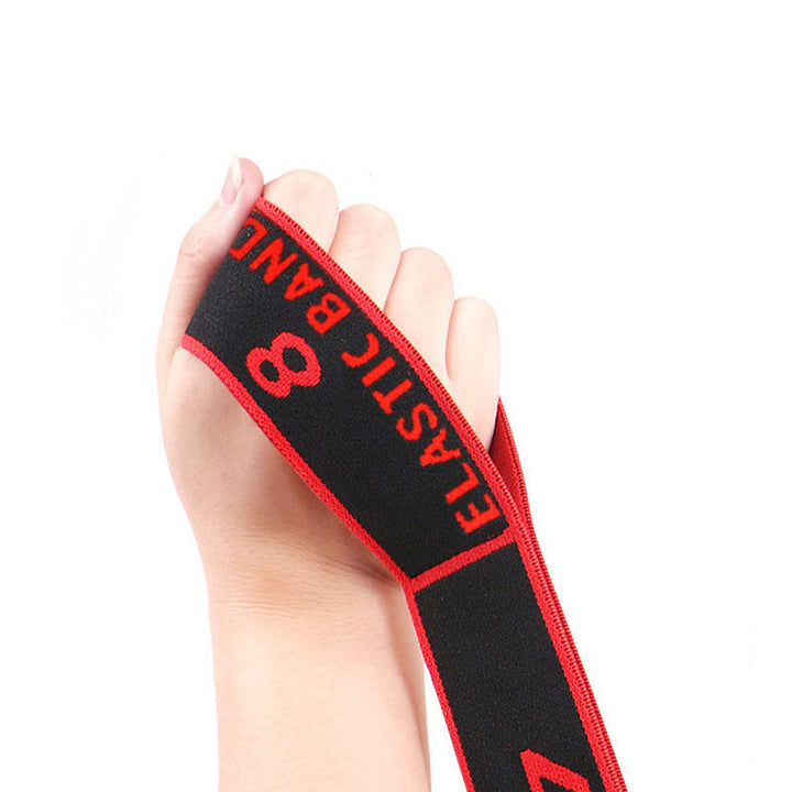 Numbered Multi-Loop Hip and Glute Resistance Training Band