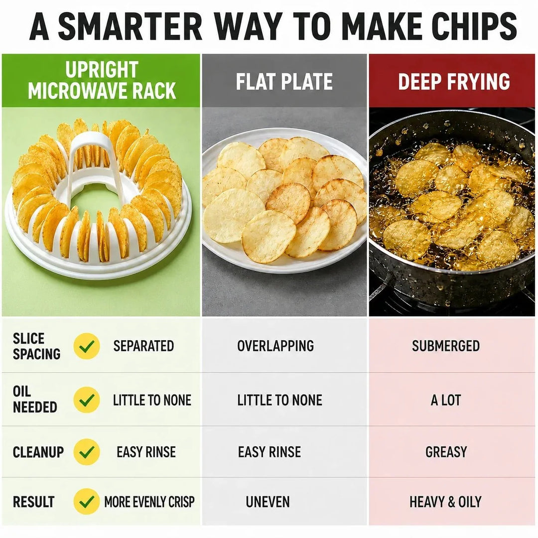 Oil-Free Chip Maker with Slicer Bowl Set