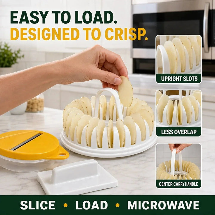 Oil-Free Chip Maker with Slicer Bowl Set