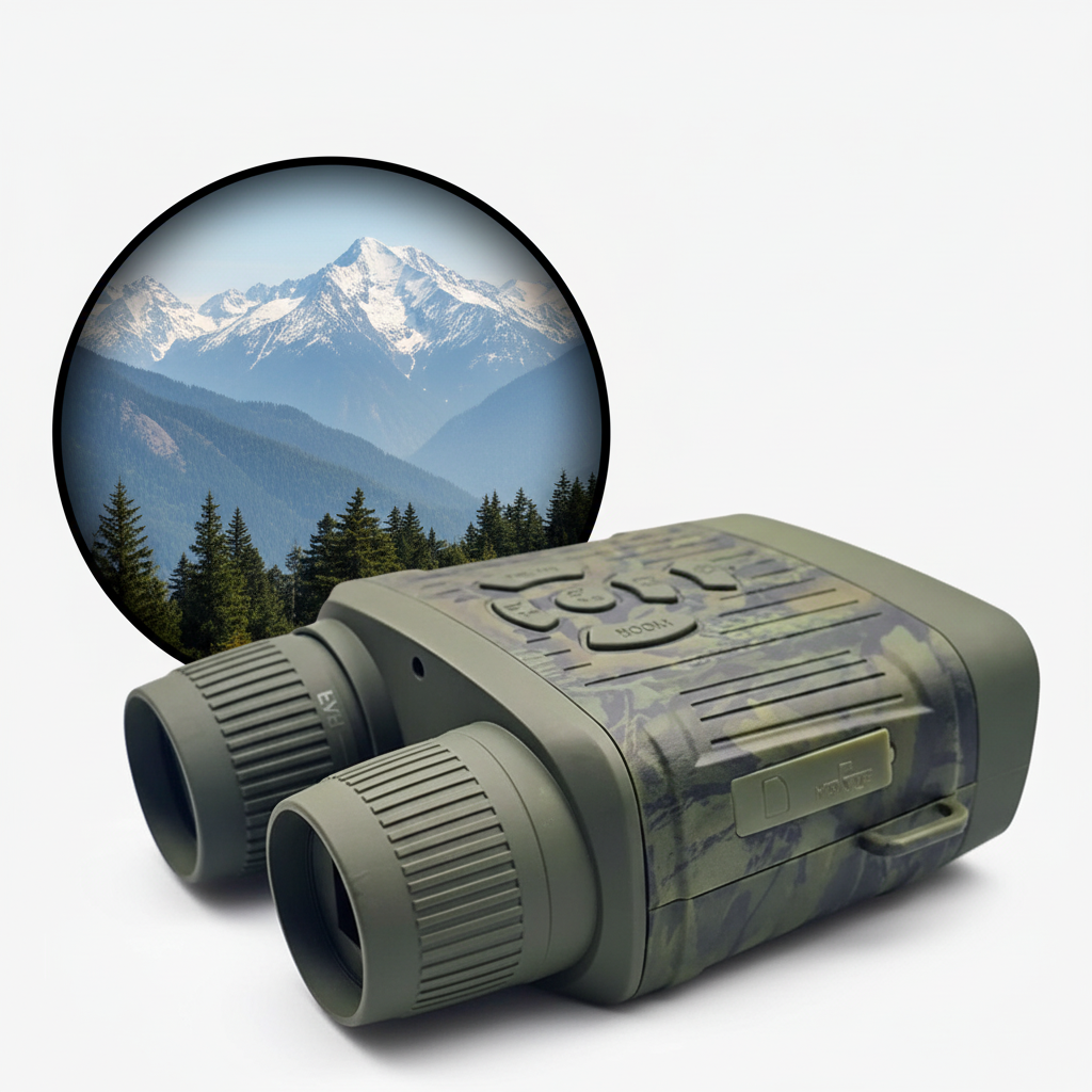 OptiClear | Night Vision Binoculars | 1000ft Infrared, HD Display for Hunting &amp; Surveillance