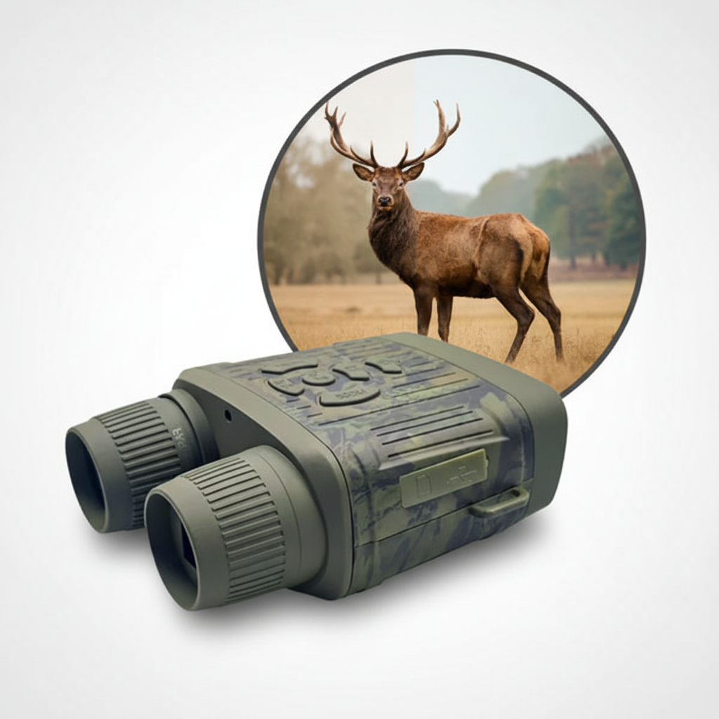 OptiClear | Night Vision Binoculars | 1000ft Infrared, HD Display for Hunting &amp; Surveillance