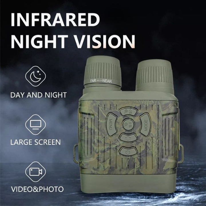 OptiClear | Night Vision Binoculars | 1000ft Infrared, HD Display for Hunting &amp; Surveillance