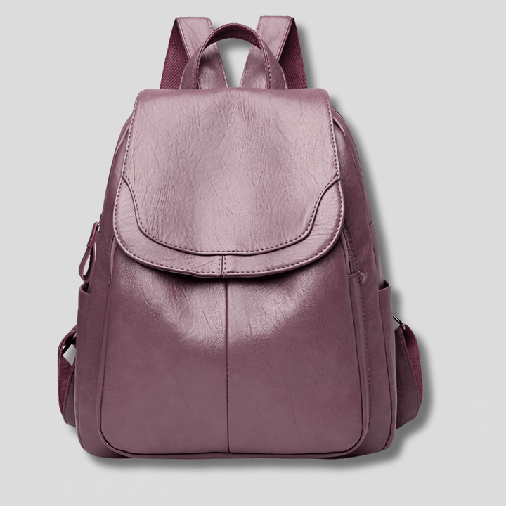 OPULENZA – Elegant Anti-Theft Leather Backpack for Women