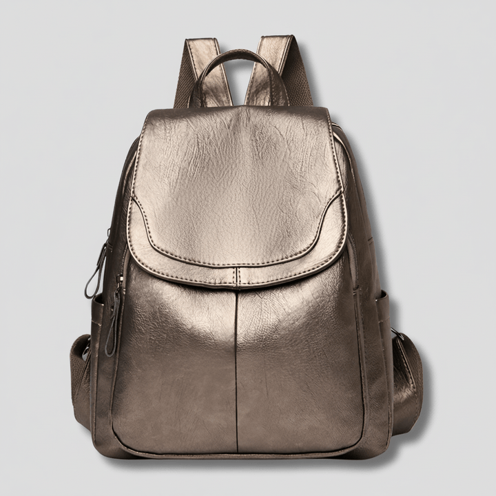 OPULENZA – Elegant Anti-Theft Leather Backpack for Women