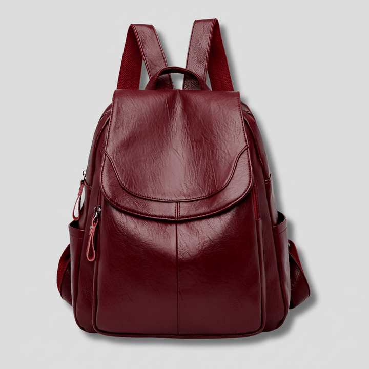 OPULENZA – Elegant Anti-Theft Leather Backpack for Women