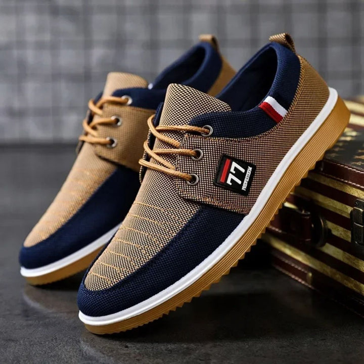 Orthopedic Canvas Lace-Up Shoes