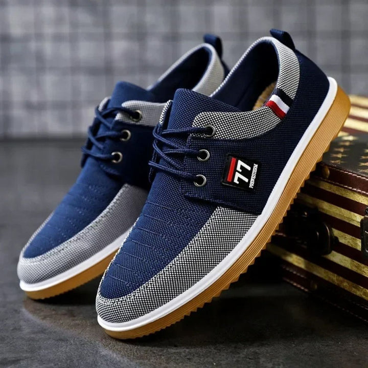 Orthopedic Canvas Lace-Up Shoes
