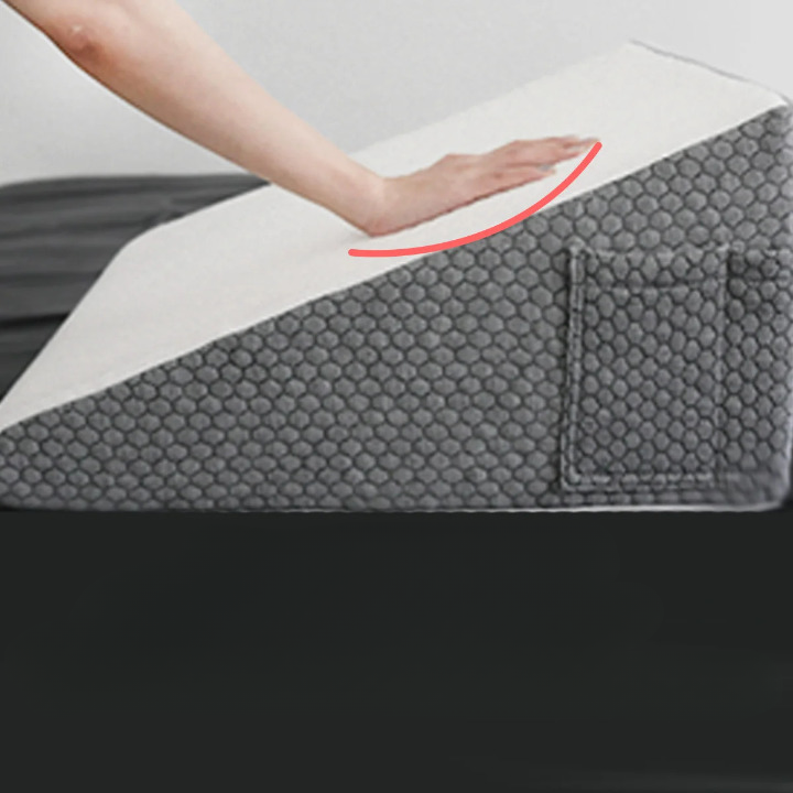 Orthopedic Memory Foam Wedge Pillow – Ergonomic Support Cushion