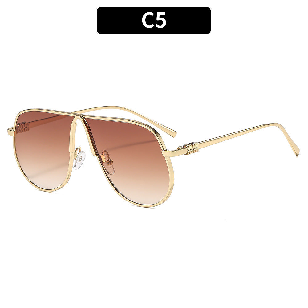 Oversized Aviator Sunglasses
