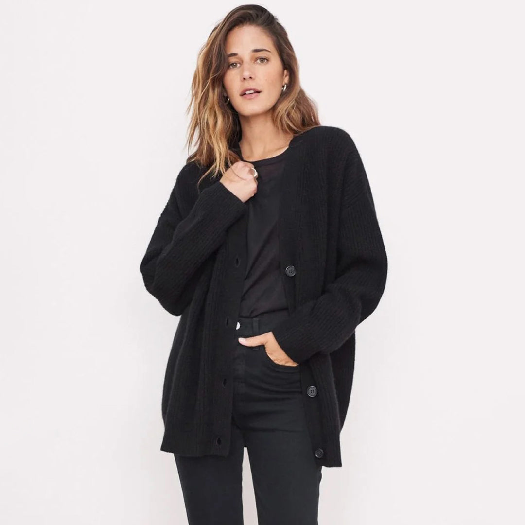 Oversized Pure Cashmere Cardigan